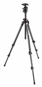 Carbon Stativ 055CXPRO3 mit 054 Magnesium Kugelkopf
