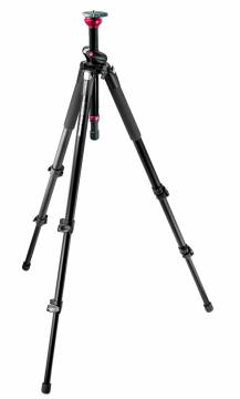 Alu Stativ 055XPROB mit Nivellier-Mittelsäule (bis 7 kg Belastung)