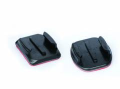 Klebehalterungen gebogen + gerade für HERO4, HERO3+, HERO3, HERO2