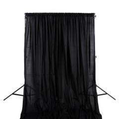 Hintergrundset mit Hintergrundstoff schwarz 300 x 600 cm, Breite: 3 m, Höhe bis zu 3,55 m