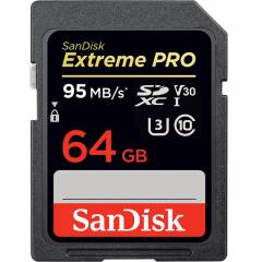 Extreme Pro SDHC UHS-I 95 MB/s (633x) 64 GB