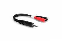 Y-Kabel 2 x TSF Kupplung (3-polig, 3,5mm, links und rechts getrennt) auf TRS Klinke (3-polig, 3,5 mm), Model YMM-261