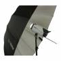 PRIO Giant Schirm silber 185 mit Frontdiffusor