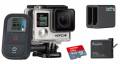 HERO4 Black + wasserdichtes + Wi-Fi Fernbedienung + 64 GB Sandisk Ultra Class 10 Speicherkarte + Ladegerät